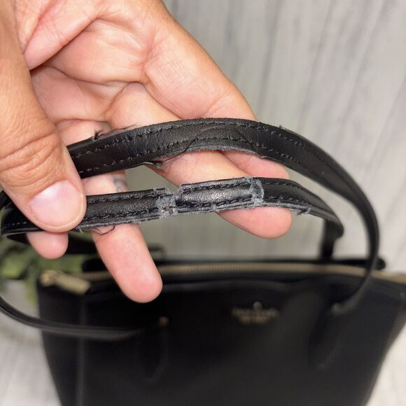 Women’s Kate Spade Monet Large Triple Tote Black Flawed - Picture 5 of 12